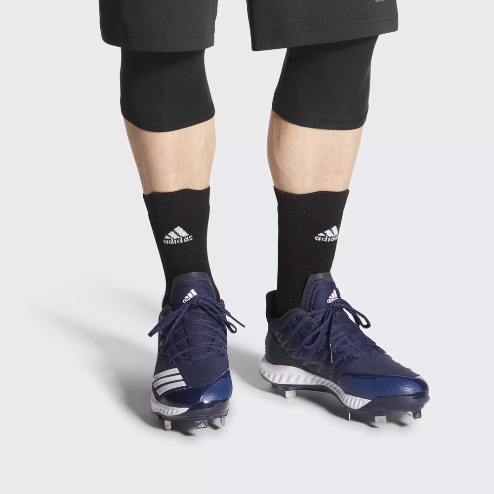 Adidas Icon Bounce Spikes De Beisbol Azules Para Hombre (MX-62322)